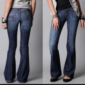 Vintage Citizens of Humanity Ingrid 002 Stretch Low Waist Flair Denim Size 29